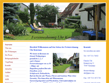 Tablet Screenshot of ferienwohnung-uhr.com